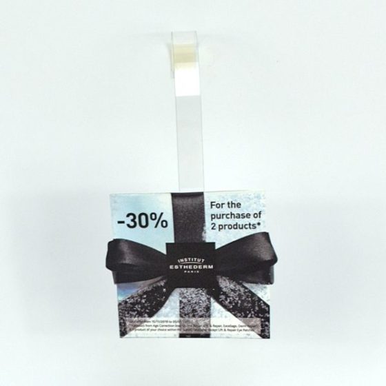 die cut ribbon gift